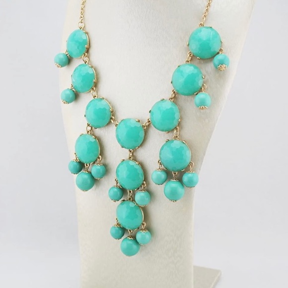 Color Bubble BIB Statement Fashion Necklace - Picture 2 of 2